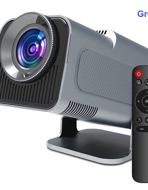 Load image into Gallery viewer, 4K Native 1080P Android 11 Projector 390ANSI HY320 Dual Wifi6 BT5.0 Cinema Outdoor Portable Projetor Upgrated HY300
