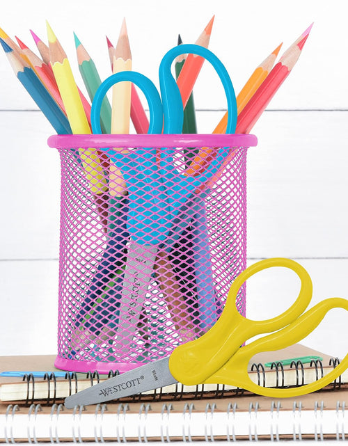 Load image into Gallery viewer, Scissors for Kids, 5’’ Pointed Safety Scissors, Assorted, 2 Pack (13132)
