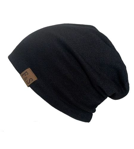 1Pcs Warm Knitted Beanie Hat for Men and Women - Fashionable Solidhip-Hop Style