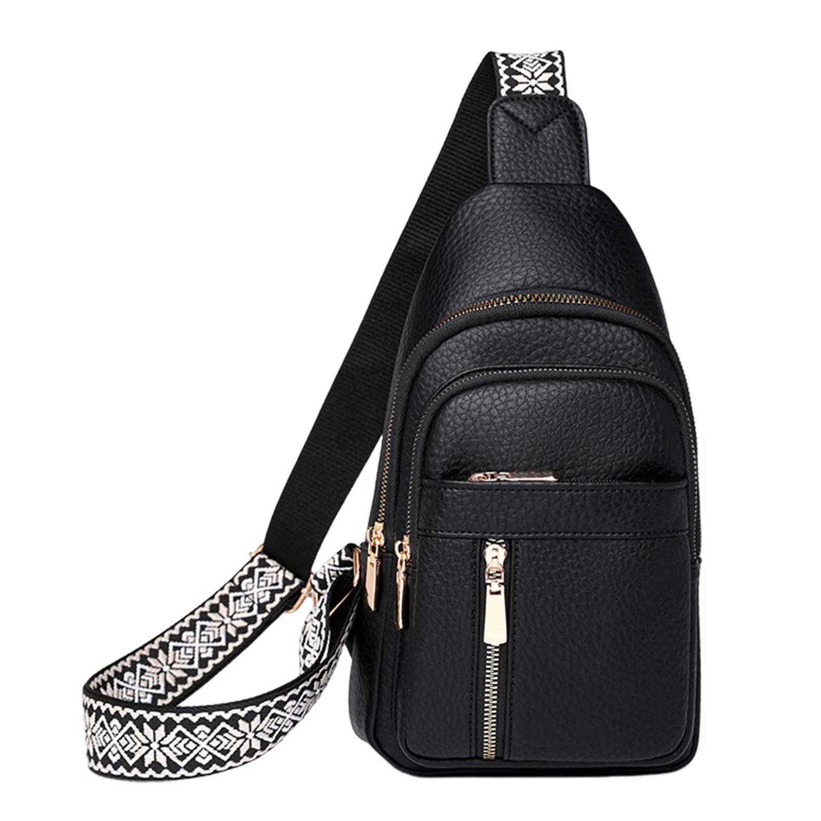 UrbanChic Crossbody – Waterproof PU Leather Chest & Shoulder Bag for Women on the Go