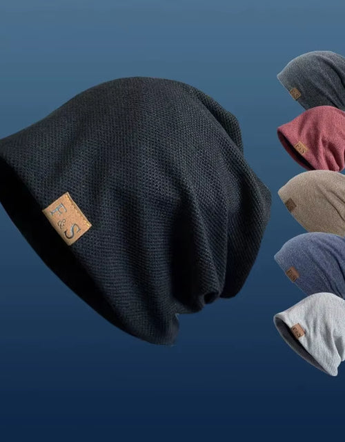 Load image into Gallery viewer, 1Pcs Warm Knitted Beanie Hat for Men and Women - Fashionable Solidhip-Hop Style
