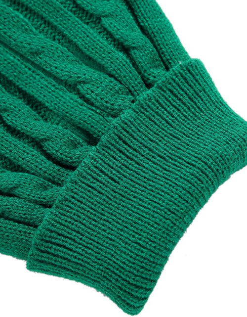 Load image into Gallery viewer, Small Dog Sweaters Knitted Pet Cat Sweater Warm Dog Sweatshirt Dog Winter Clothes Kitten Puppy Sweater (Xx-Small, Green)
