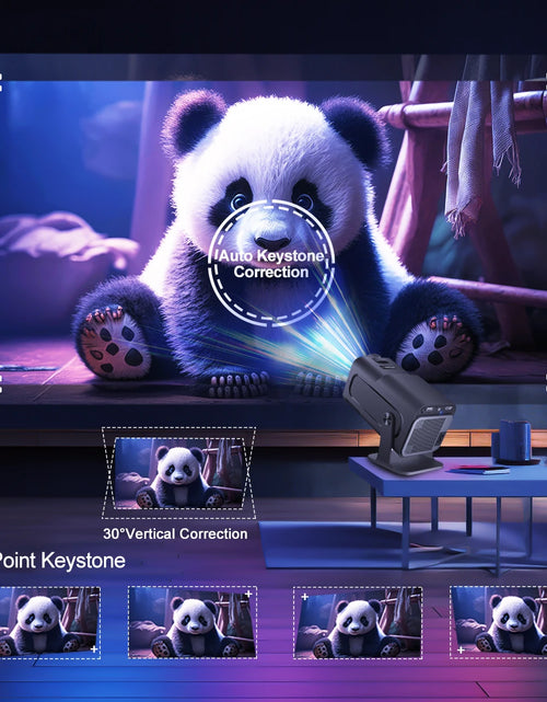 Load image into Gallery viewer, 4K Native 1080P Android 11 Projector 390ANSI HY320 Dual Wifi6 BT5.0 Cinema Outdoor Portable Projetor Upgrated HY300
