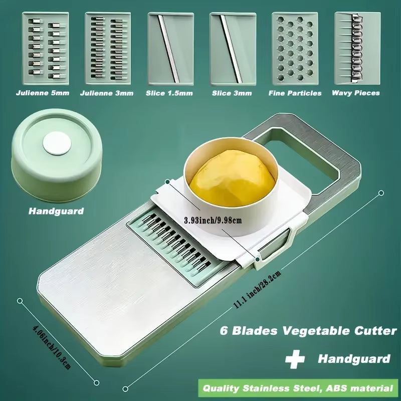 ChopMaster 6-in-1 Manual Vegetable Chopper – Ultimate Kitchen Slicer for Fast, Easy Prep  Description: