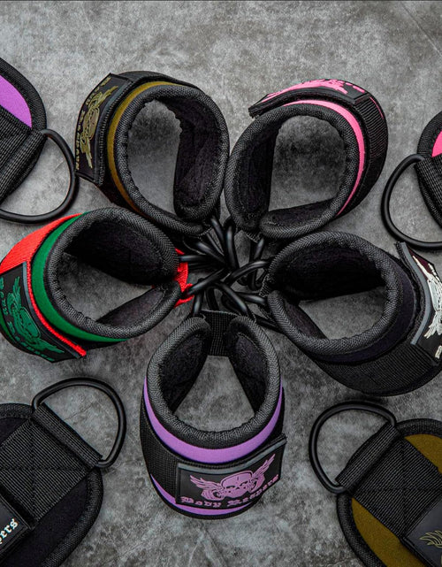 Load image into Gallery viewer, Gym Ankle Strap for Cable Machine (Pair), Adjustable Ankle Straps for Working Out, Neoprene Padded for Glute Kickbacks &amp; Lower Body Exercises, Ankle Cuffs for Men &amp; Women Gym Accessories
