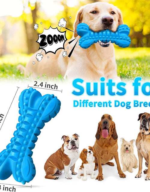 Load image into Gallery viewer, Dog Toys for Aggressive Chewers Large Breed, Durable Dog Chew Toy, Nearly Indestructible Dog Toys for Large Dogs, Tough Natural Rubber Puppy Chew Toys for Medium Dog Teeth Cleaning
